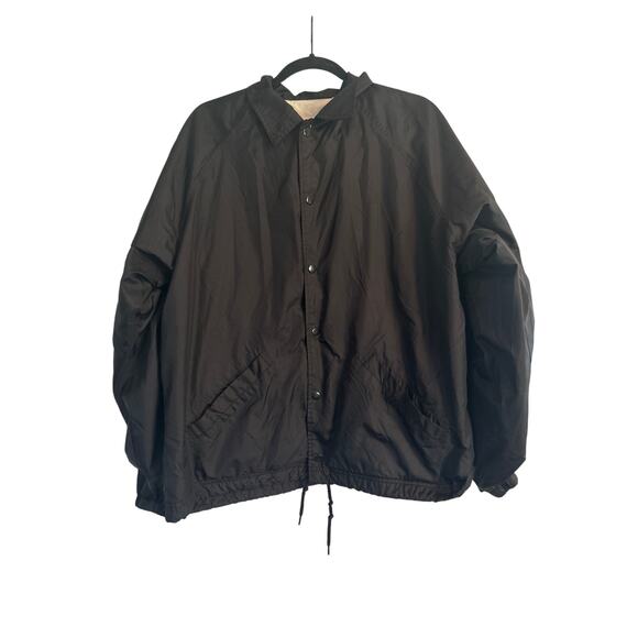 GUC Port Authority Sport Tek Lined Windbreaker Jacket Security Snaps Size Large - Picture 2 of 6